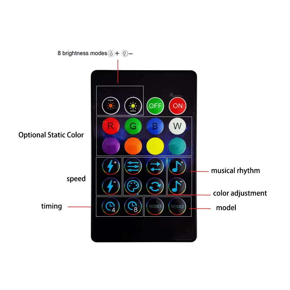 WS2812B LED String Light BT RGB Christmas Lights Party 5M 10M Music APP RGBIC Dream Color Addressable Individually USB 5V Power