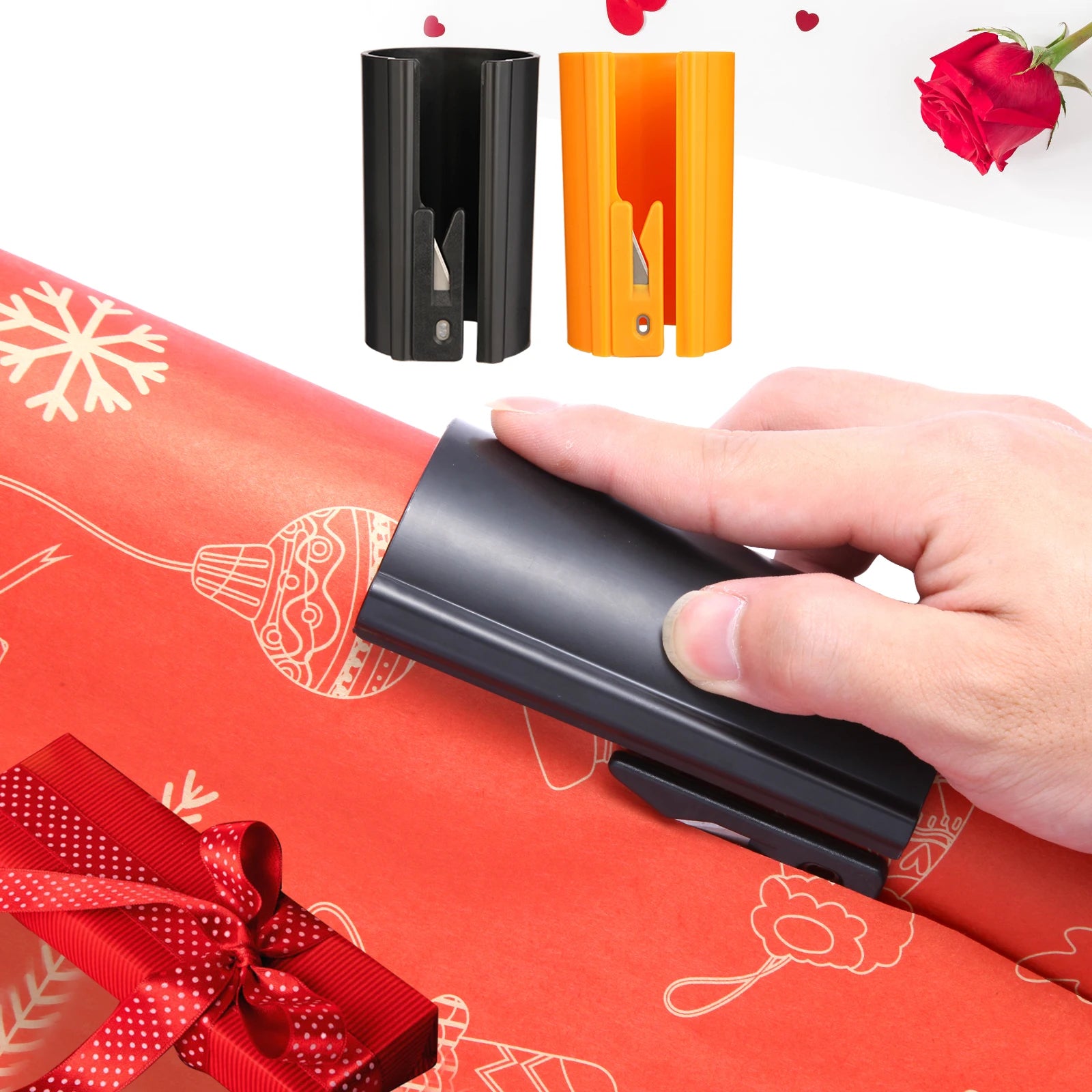 1Pc Portable Mini Paper Cutting Machine Christmas Packaging Paper Cutting Knife Cutting Wrapping Paper Cutter